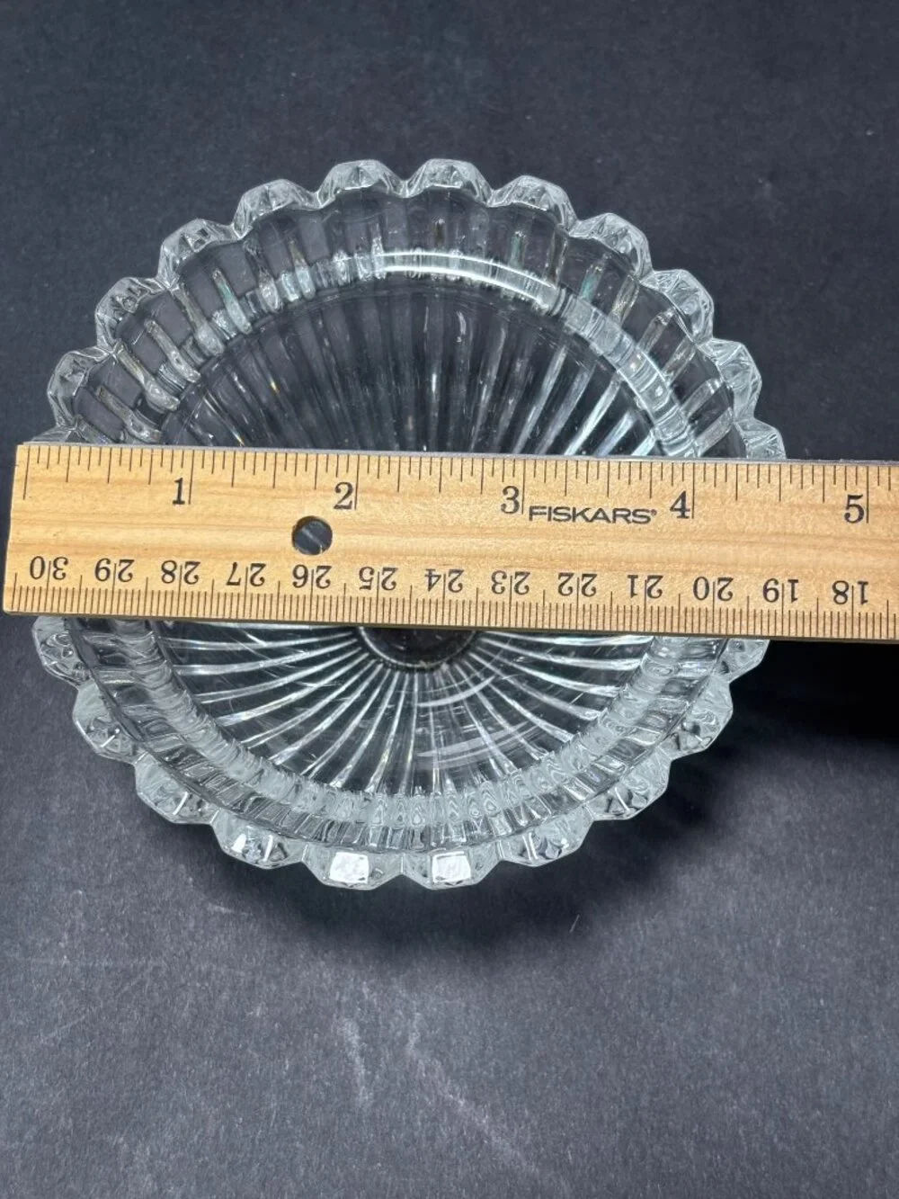 Mikasa Crystal Marquette Covered Candy Trinket Dish Made In Japan Vintage 1990s